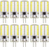 110V- 130V G4 LED Bulb Dimmable Cool White 6000K (Not Low Voltage 12V) 3W 20W 30W Halogen Equivalent Bi-Pin Base Lamp (Pack of 10)...