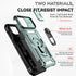 Hitaoyou Compatible with iPhone 15 Plus Case, iPhone 15 plus Case with Camera Cover & Kickstand Military Grade Shockproof Heavy Duty Protective Ma...