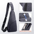Sling Bag Anti-Thief Crossbody Personal Pocket Bag Lightweight Chest Shoulder Backpack for Travel Hiking (Dark Grey)...