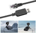 Radar Detector Cable, USB to RJ11 Plug Cable,Replacement Power Line of Radar Detector,for Uniden Escort Beltronics Radar Detector, 9.84 ft...
