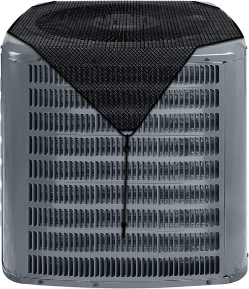 E&K 36"x36" Outdoor AC Unit Cover Air Conditioner Compressor Mesh Top Cover for Outside with Bungee Cords Protect from Leaf Dust and Debris...