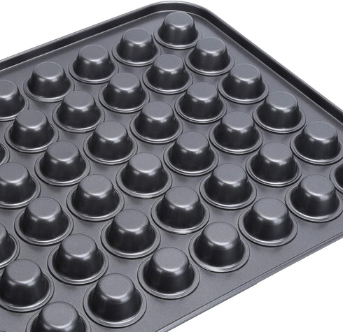Fdit Bakeware Cupcake And Muffin Pan 48Cup NonStick Mini Round Cupcake Pan Tray Baking Bakeware Cooking Accessory Make Complete And Beautiful Cake...