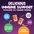 Immune Support Gummies for Kids & Toddler with Vitamin C, Zinc & Echinacea, Daily Childrens Immune Support Gummy Vitamins for Kids Ages 4 and Up, ...