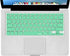 XSKN Hebrew Israel Language Mint Green Color Silicone Keyboard Skin Cover for 2015 and Ealier Released MacBook Air 13, Pro 13 15 17 inch, US Layou...