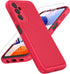 FNTCASE for Samsung Galaxy A14 5G Case: Dual Layer Protective Heavy Duty Cell Phone Cover Shockproof Rugged with Non Slip Textured Back - Military...