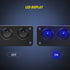 Nilight 5 Gang 3 Pin Rocker Switch Panel Waterproof On-Off Toggle Switches for Car Vehicle Trailer Truck SUV Marine Boat RV Ship 12V/24V 20A...