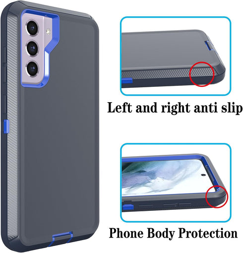 Galaxy S21 FE Case for Samsung Galaxy S21 FE Case Military Drop Shockproof Armor Heavy Duty Rugged 3 in 1 Protection Cover for Galaxy S21 FE Phone...
