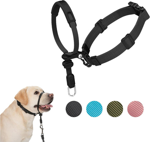 SVD.PET No-Pull Dog Headcollar for Easier Walks, Chew-proof protector to Increase Comfort, Simple Design, Easy to Wear and adjust (Medium size for...