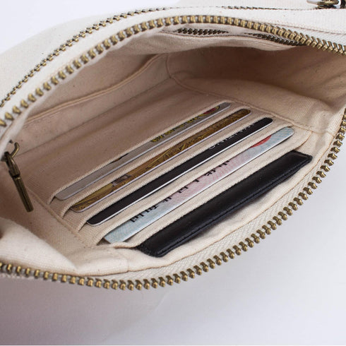 Canvas Wristlet Bag Purse with Card Slot and Phone Pocket - Lightweight and Stylish - Perfect Phone Pouch for Traveling...