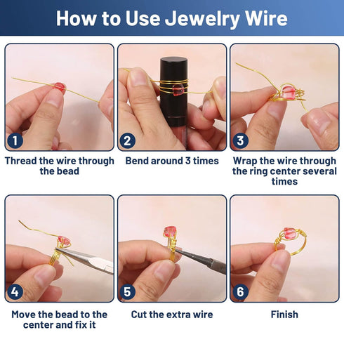 Anezus 18 Gauge Jewelry Wire for Jewelry Making, Anezus Craft Wire Tarnish Resistant Copper Beading Wire for Jewelry Making Supplies and Crafting ...