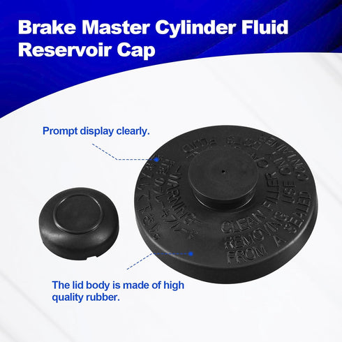 Brake Master Cylinder Fluid Reservoir Cap Fits for 1996-2001 4Runner 1992-2010 Camry 2003-2007 Highlander 1998-2004 RAV4 1995-2001 Tacoma Parts Nu...