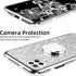 nancheng for Samsung Galaxy A12 5G Case Cute Girls Women Glitter TPU Phone Cover with Diamond Ring Stand & Strap Lanyard Shockproof Protection Cas...