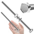 (5 Sets) 5/16-18x5" Hex Head Stainless Steel Bolts and Nuts with Flat & Lock Washers, 304 Stainless Steel 18-8, Fully Threaded, 5/16 Bolt, Bolts a...