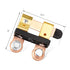 CZC AUTO Side Post Battery Disconnect Switch Solid Brass Knife Blade Master Switch 12V-24V Knife Power Cutoff Isolator for Car Marine Boat RV ATV,...