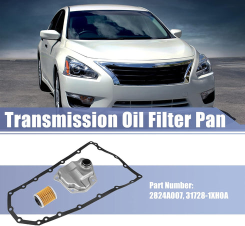 X AUTOHAUX 1 Set 31728-1XA00 21 Hole Gasket Transmission Filter Oil Pan Gasket Kit for Jeep Compass 2007-2017...