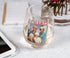 Silver Buffalo The Golden Girls Squad Goals Stemless Wine Glass | Official TV Show Collectible Drinkware | Novelty Kitchen Gifts, Cocktail Glass F...