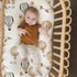 GRSSDER Stretchy Ultra Soft Fitted Bassinet Sheet Set 2 Pack, Universal Fitted for Bassinets Baby Cradle Moses Basket Oval Rectangle Mattress Safe...