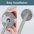 Plumbing Cover Plates, Escutcheon plate, Stainless Split Flange, Hinged Floor and Ceiling Plates for than 21mm Dia Pipe (Fits 1/2 Inch IPS), Chrom...