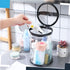 Sanwuta Clear Toiletry Bag Waterproof Lotion Bag Black Makeup Travel Bag Makeup Case Portable Survival Organizer Pouch Carry Travel Accessories Ba...