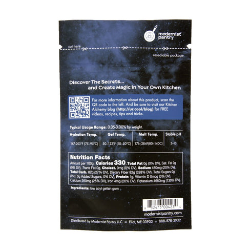 Pure Gellan Gum F - Low Acyl ? Non-GMO Vegan OU Kosher Certified - 50g/2oz...