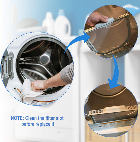 5231EL1001C Dryer Lint Filter Replacement for LG & Kenmore Dryer Parts dle4870w, dlex5170w, dle1101w, dlex7800we, dlex5101w, Replaces 1668214, ps3527575, ap5248138