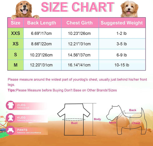 Small Dog Sweater Dog Clothes for Small Dog Girl Boy Fleece Puppy Sweater Jammies 4 Leg Dog Pjs for Chihuahua Yorkie Spring Winter Warm Onesies Ju...