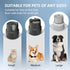 Dog Nail Grinder with LED Light,2-Speed Rechargeable Dog Nail Trimmer, Upgraded Powerful Electric Dog Toe Nail File Quiet Painless, Paws Grooming ...