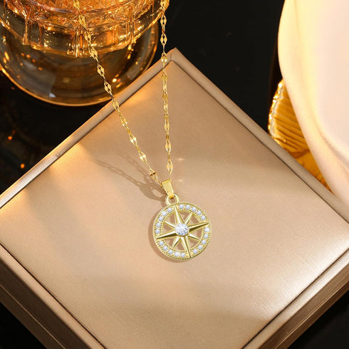 50 Pieces Gold Alloy Crystal Rhinestone Ronud Six-Pointed Star Charms Celestial Hexagram Galaxy Pendants for DIY Earring Necklace Bracelet Jewelry...