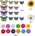 42pcs Embroidered Flowers Butterfly Iron on Patches Sunflower Daisy Patch for Clothing Sew on Patches Set for Jackets Jeans Bags Clothes Arts Craf...