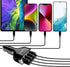 Car Charger Adapter, 4 Ports Multi USB Car Charger, QC 3.0 Fast Car Phone Charger Compatible with all Smartphone.Black...