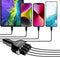 Car Charger Adapter, 4 USB QC 3.0 Car Charger Fast Charging for All Smartphone and Other USB Devices. (1Pack)...
