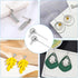 200Pcs Earring Studs for Jewelry Making, Hypoallergenic Ball Post Earring Studs Earring Findings Earring Posts with Loop with 200Pcs Silicone Clea...