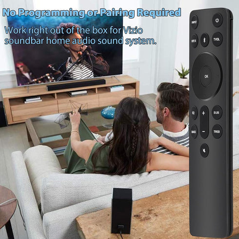 Gvirtue New Replacement-Remote for Vizio-Soundbar-Remote, Remote for Vizio 5.1/2.1 Home Theater Sound Bar?for Vizio M/V/P Series Home Audio Sound ...