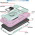 Case for iPhone 11, Shockproof Impact Resistant with Slide Lens Protective Cover Case for iPhone 11 (6.1 inch) (Pink Green)...