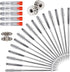 Sewing Machine Needles, 100 PCS Universal Sewing Machine Needle, Compatible with Singer, Brother, Janome, Varmax, Sizes HAX1 65/9, 75/11, 90/14, 1...
