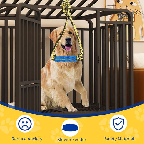 ChengFu Interactive Dog Toys, Crate Training Aids for Puppies, Puppy Teething Toys,Peanut Butter Dog Food Treat Dispenser Toys...