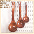 HANSGO 3PCS Wooden Ladle Spoon Set, Non-Stick Wooden Spoons Soup Cooking Spoons Natural Teak Wood Kitchen Utensils for Cooking Stirring Serving...