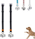 SVD.PET (2-Pack Puppy Bell Doorbells, Dog Bells for Potty Training, Attach to doorknob or Anywhere Near The Door, Length and Height Adjustable (Bl...