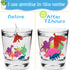 Zhanmai 48 Pieces Water Growing Dinosaurs Party Favors Expandable Dinosaurs Toy Water Animals Toys Aquatic Dinosaur Toy Set Colorful Expanding Din...