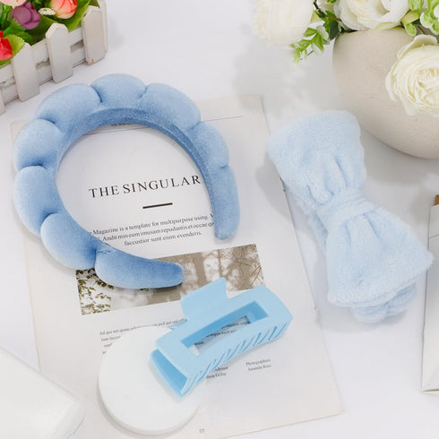 Spa Headband, Skincare Headband, Face Wash Headband, Headband for Washing Face, Makeup Headband, Bubble Headband, Teen Girl Gifts Trendy Stuff, Cu...