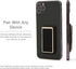 HANDL New York Black and Gold Professional Leather Collection HANDLstick Grip and Stand for Smartphone...