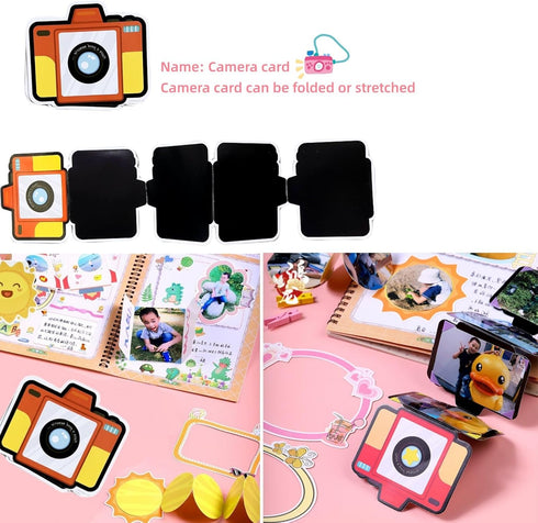 Evgeniya Pop Up Greeting Card Making Kit DIY 3D Greeting Cards Scrapbook Supplies kit Cartoon Making Material Set for Birthday Invitation Album DI...