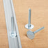 POWERTEC 71614 Miter T Locking Bolts, Improved Flange Bolt & T-bolt Accessory for 3/4" x 3/8" Miter Gauge Slots on Table Saws, Router Table & Unis...
