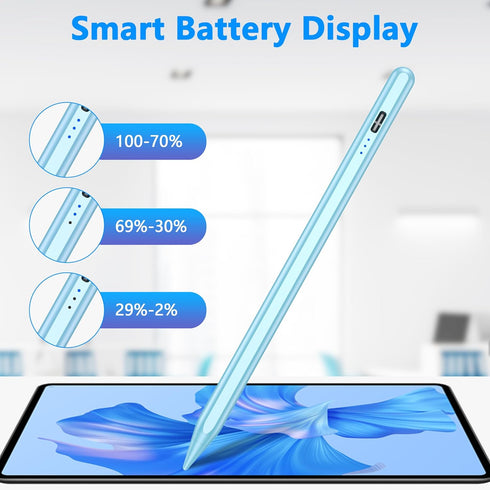 Stylus Pens for iPad 10th 9th Generation with Palm Rejection, Fast Charging Apple Pencil 2nd Generation Compatible with iPad Pro 11'', iPad Pro 12...