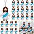 Shappy Mini Jesus Plush Toy Little Jesus Figures Keychain Stuffed Jesus Plush Doll Christian Figure Bulk Religious Stuffed Toys Gifts for First Co...