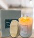 Soy Scented Candles, Natural Organic Candles for Home Scented with Thick Frosted Glass and Wood Lid, 12 Oz/50 Hour Long-Lasting, Highly Scented Ca...