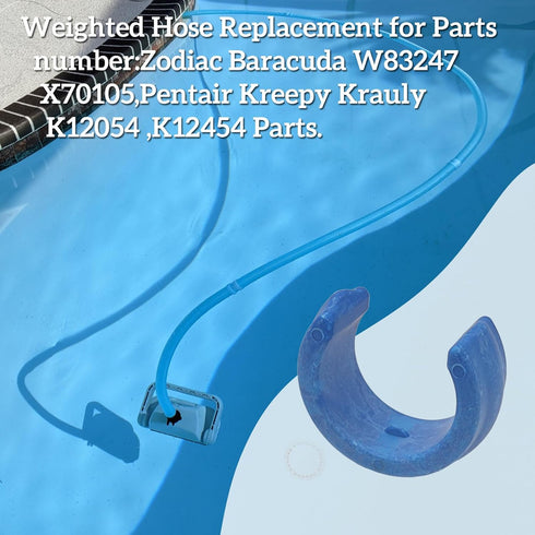 Pool Hose Weights Universal Replacement for Zodiac Pen-tair Kreepy Krauly Automatic Pool Cleaner Vacuum Hose Weighted Hose(4 Pack)...