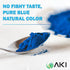 AKI Blue Spirulina Powder Pack- Loaded with Antioxidants | Vegan & Authnetic Food Coloring - Ideal for Making Smoothies, Ice Cream, Yogurt or Past...