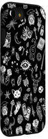 iPhone SE (2020) / 7 / 8 Witchy Gothic Black Spiritual Magic Wicca Mystic Witchcraft Case...
