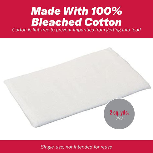 GoodCook Everyday 100% Cotton Cheesecloth, 2 square yards, Bleached...